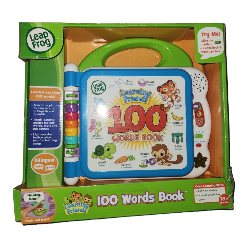 NWT LEAP FROG 100 WORDS ENGLISH & SPANISH
